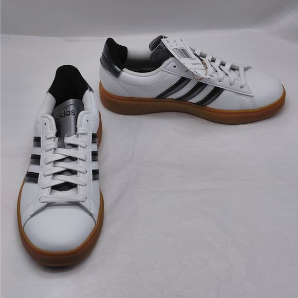 Adidas Grand Court 2.0 Women's Athletic Sneakers Size 6.5 White Academia Preppy - Picture 6 of 15